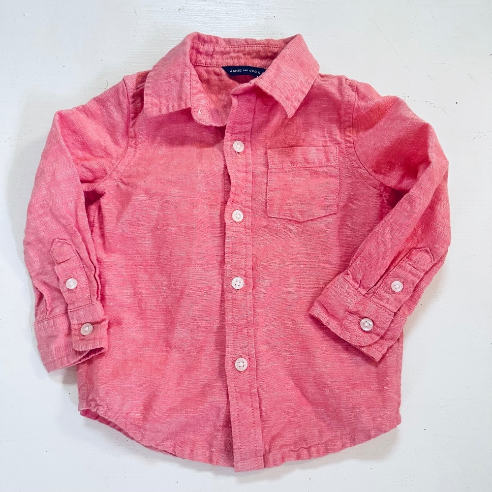 Janie and Jack long sleeve t-shirt size 12-18 months good condition